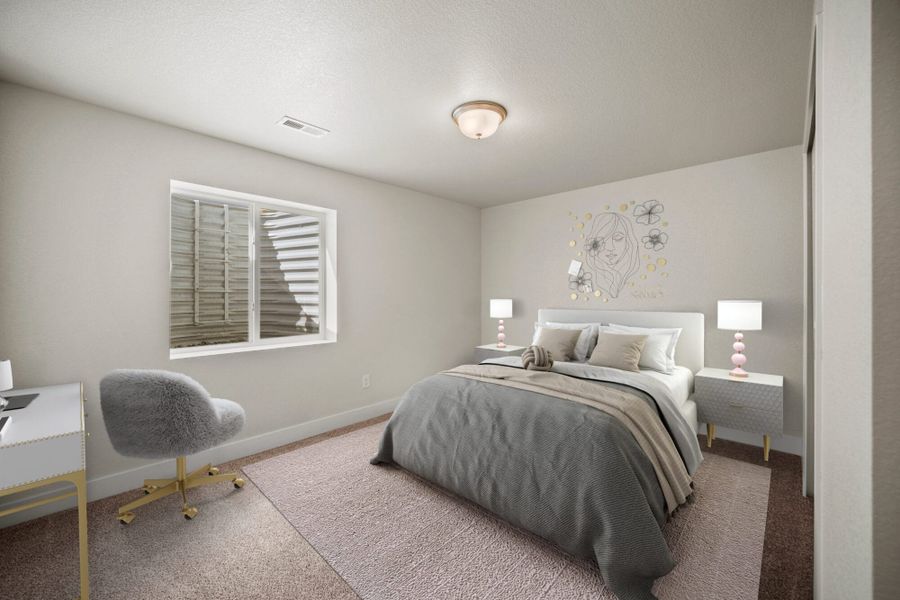 Furnished interior view inside a new home in The Glen-12, Colorado Springs (Image 18).