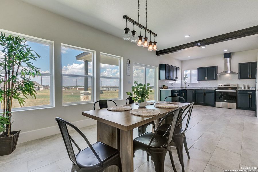 Furnished interior view inside a new home in , Atascosa (Image 12).