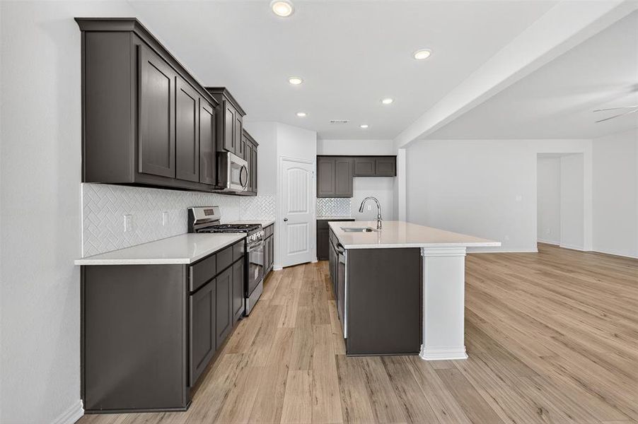 Furnished interior view inside a new home in Liberty Pointe, Gainesville (Image 11).