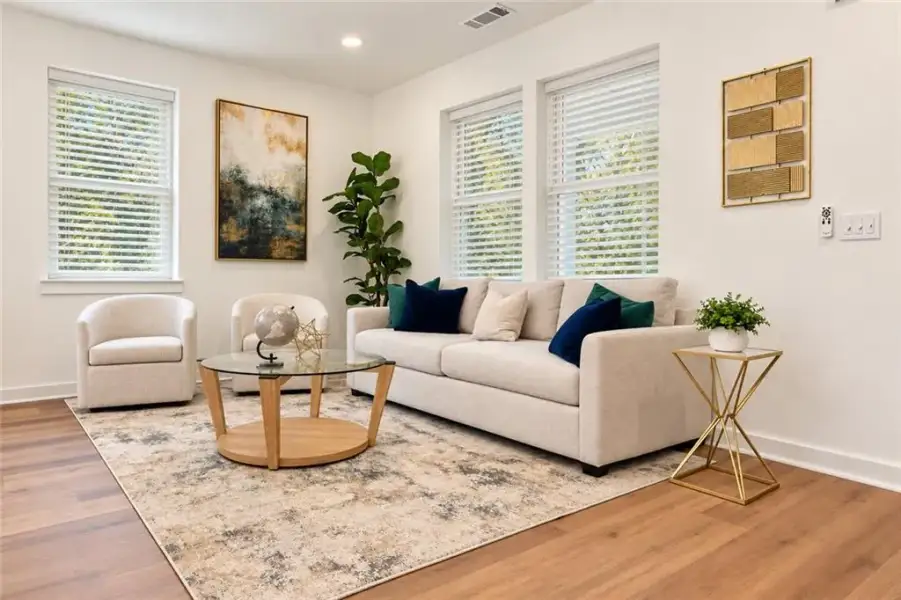 Furnished interior view inside a new home in , Atlanta (Image 9).