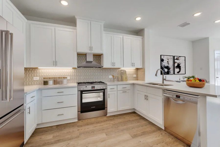 Representative furnished interior of a home built from the Brooke Modern by Cadence Homes in Karis, Crowley (Image 11). Representative furnished interior of a home built from the Brooke Modern by Cadence Homes in Karis, Crowley (Image 11).