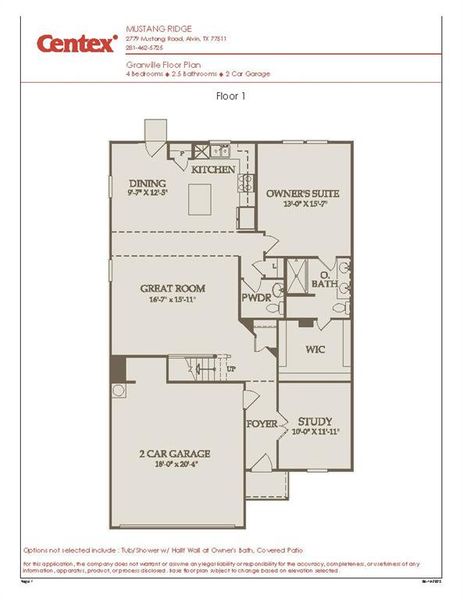 Floor plan - 1st floor