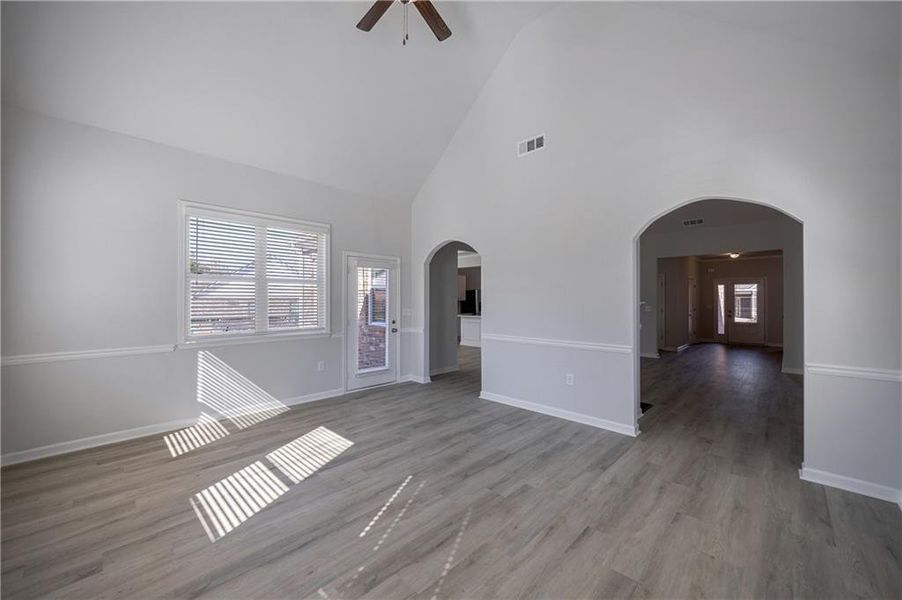 Spacious, unfurnished interior of a new home in , Social Circle (Image 23). Spacious, unfurnished interior of a new home in , Social Circle (Image 23).