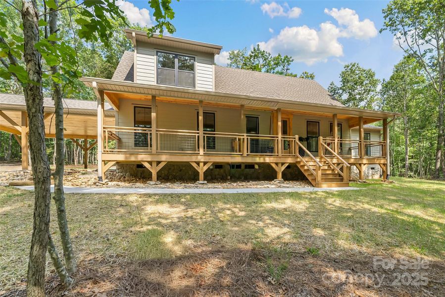 Front exterior of a new home in , Morganton, NC, highlighting curb appeal (Image 23).
