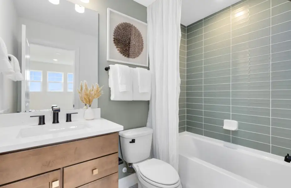 Representative furnished interior of a home built from the Serena by Pulte Homes in Waypointe, Port Orange (Image 10).