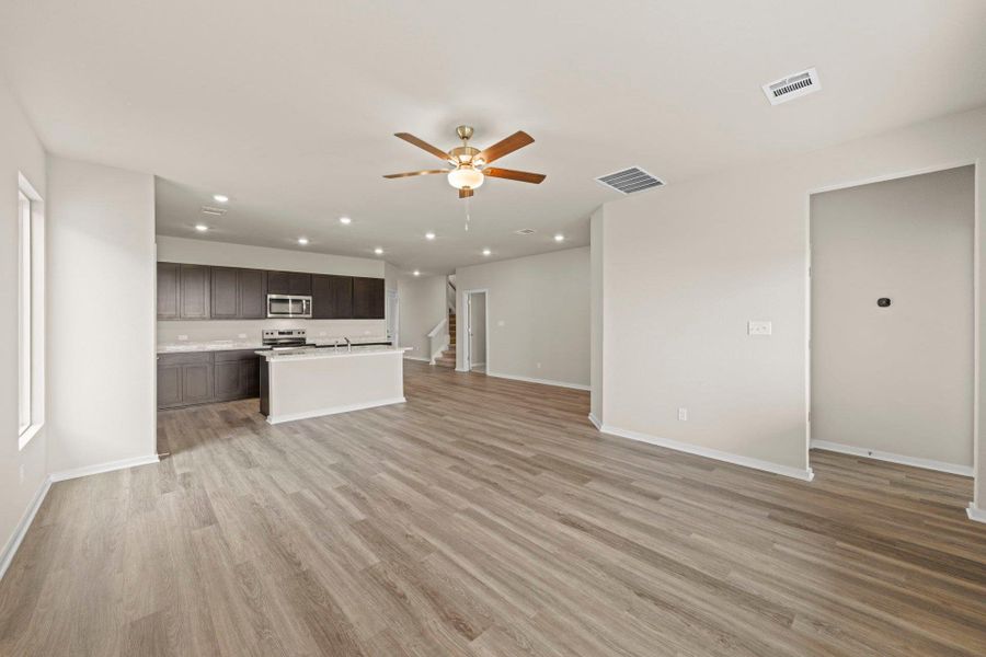 From Family Room to Open Concept Kitchen