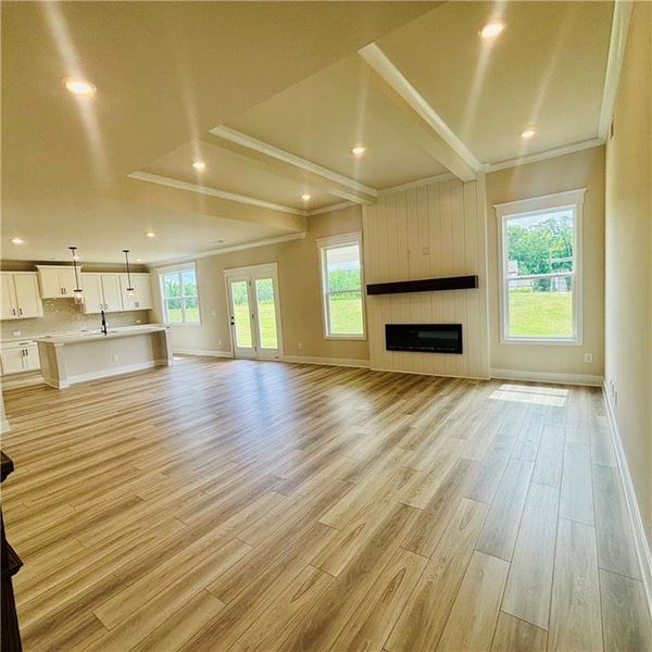 Spacious, unfurnished interior of a new home in Rosewood Lake Estates, Hoschton (Image 39). Spacious, unfurnished interior of a new home in Rosewood Lake Estates, Hoschton (Image 39).