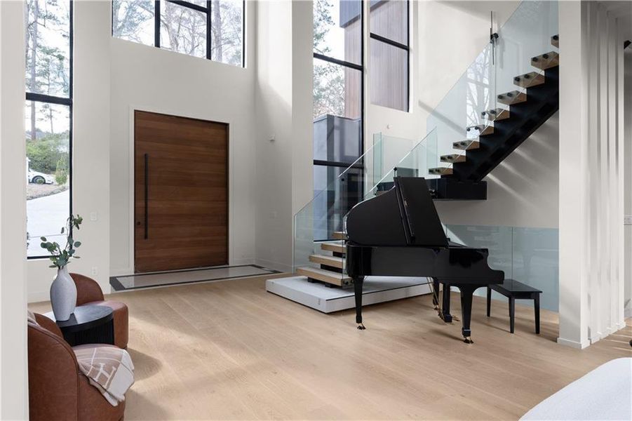 Furnished interior view inside a new home in , Atlanta (Image 6).