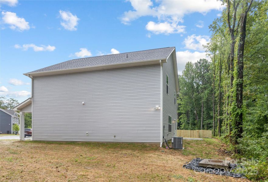 Front exterior of a new home in Northway at Echo Glen, Charlotte, NC, highlighting curb appeal (Image 24).