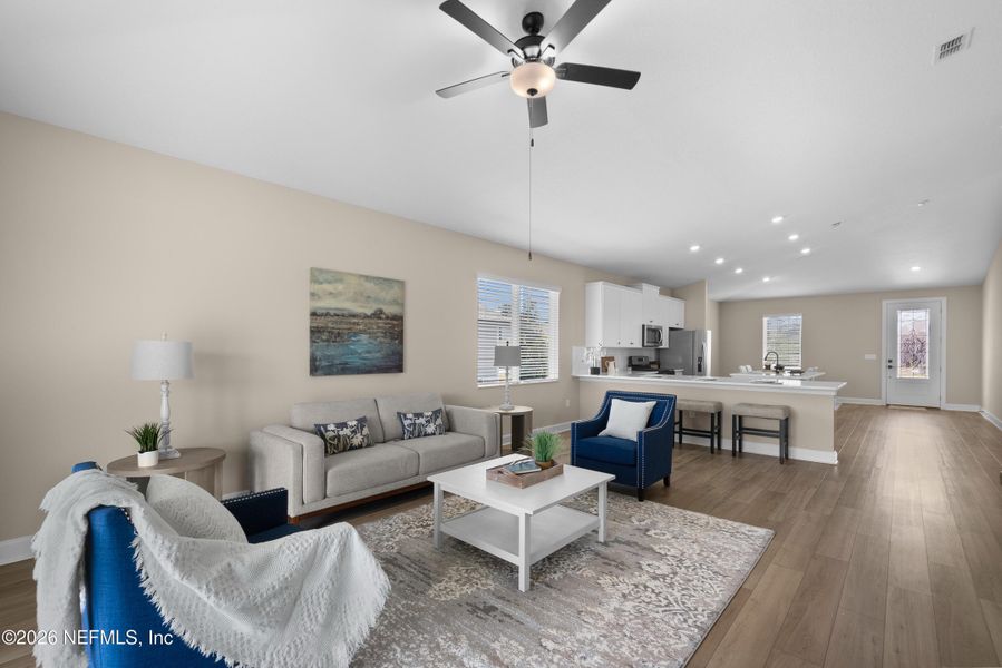 Furnished interior view inside a new home in Jennings Farm, Middleburg (Image 4).