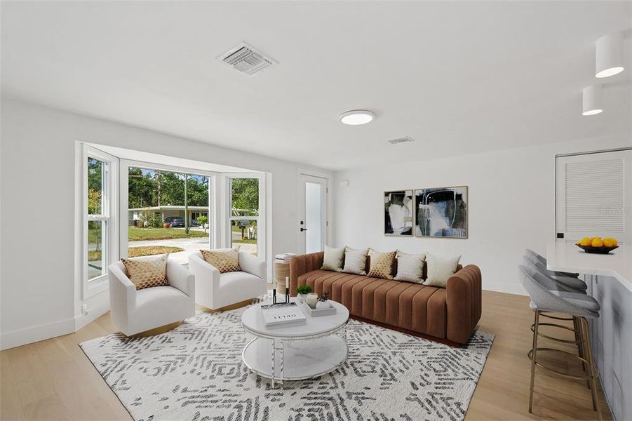 Furnished interior view inside a new home in , Sarasota (Image 22).