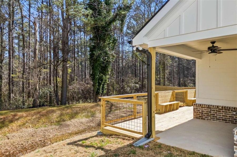 Exterior details and patio area of a home in , Monroe (Image 28).