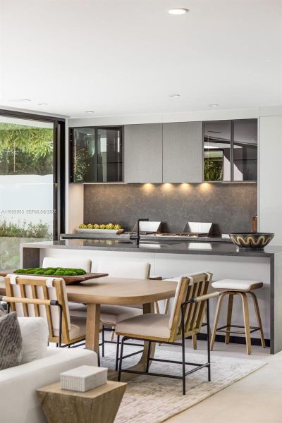 Furnished interior view inside a new home in , Miami (Image 17). Furnished interior view inside a new home in , Miami (Image 17).