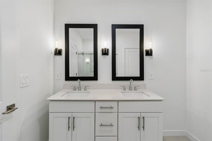 Furnished interior view inside a new home in Aspire at Canter Creek, Davenport (Image 9).