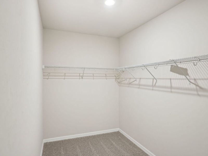 Primary closet in the Ibis floorplan at 44427 Diamond Trail Primary closet in the Ibis floorplan at 44427 Diamond Trail