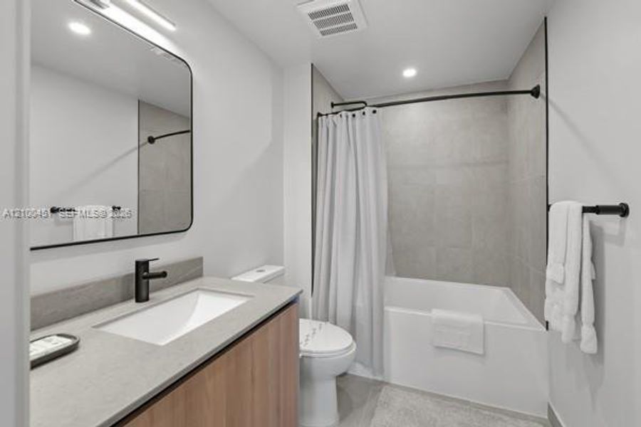Furnished interior view inside a new home in , Miami (Image 5). Furnished interior view inside a new home in , Miami (Image 5).