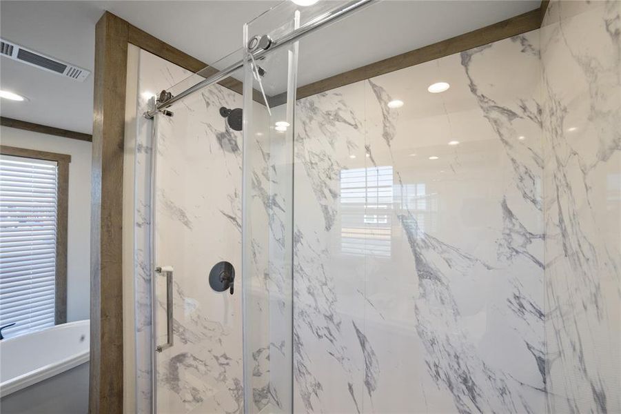 Close-up of interior finishes inside a home in , Poolville (Image 16).