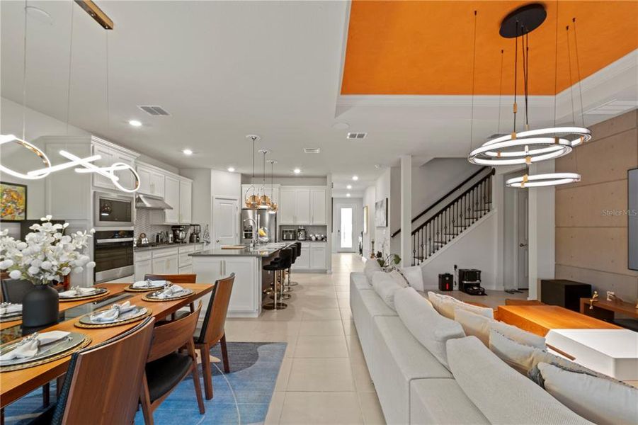 Furnished interior view inside a new home in Willow Ridge, Montverde (Image 35). Furnished interior view inside a new home in Willow Ridge, Montverde (Image 35).