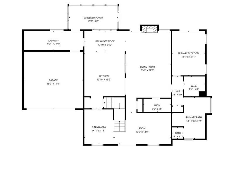 2D floor plan layout of this home in , Gainesville, GA (Image 6).