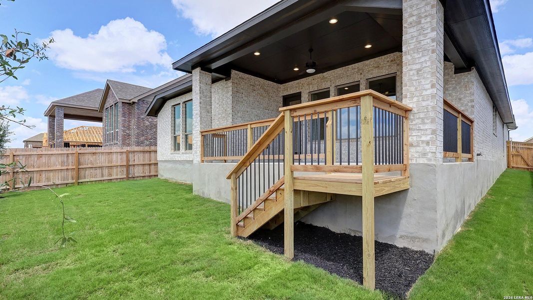 Exterior details and patio area of a home in VIDA, San Antonio (Image 21).