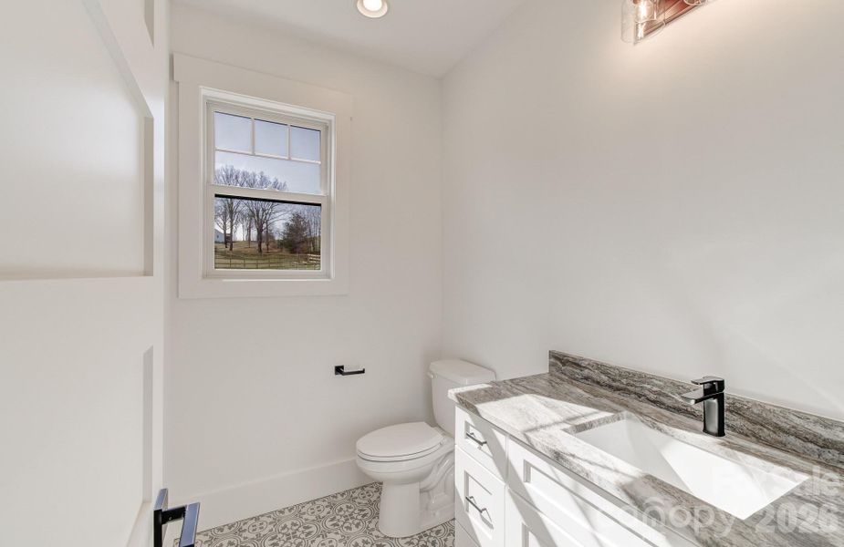Furnished interior view inside a new home in , Mills River (Image 33).