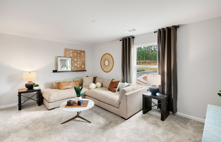 Representative furnished interior of a home built from the Rosemont by Pulte Homes in Bennett Park, Grayson (Image 65).
