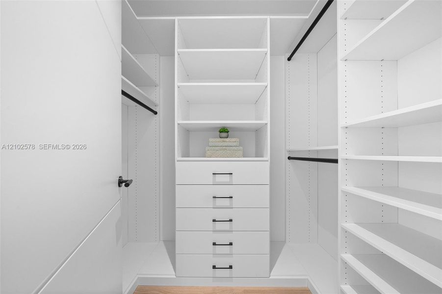 Furnished interior view inside a new home in , Miami (Image 10).
