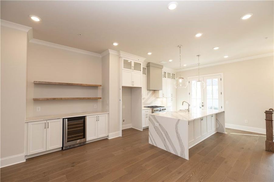 Furnished interior view inside a new home in Byers Park, Alpharetta (Image 6).