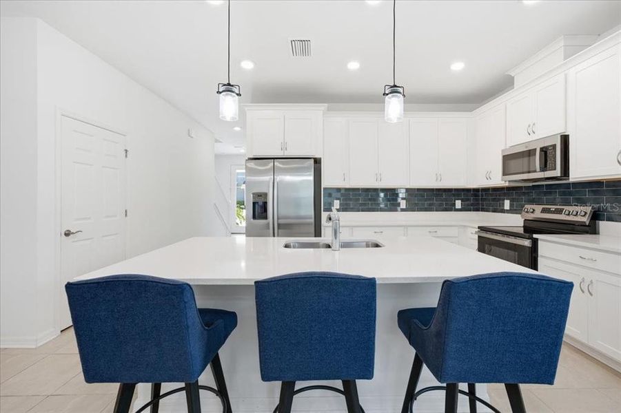 Furnished interior view inside a new home in , Sarasota (Image 13).