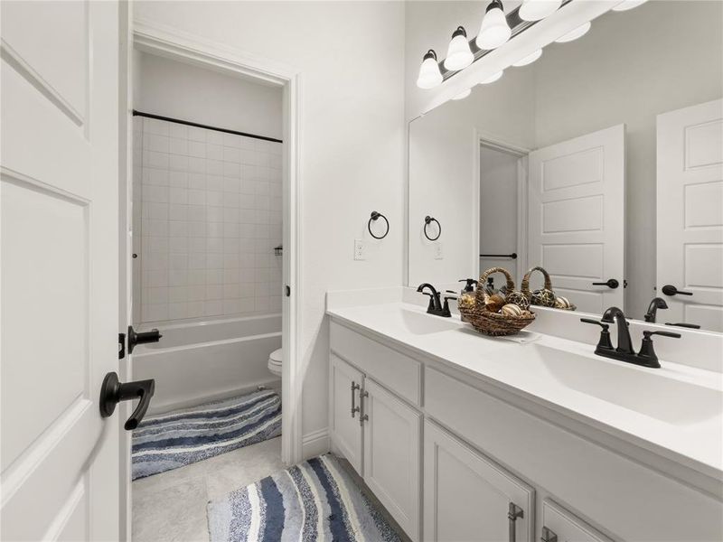Furnished interior view inside a new home in Belle Meadows, Cleburne (Image 34).