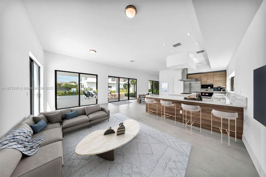 Furnished interior view inside a new home in , Weston (Image 14).