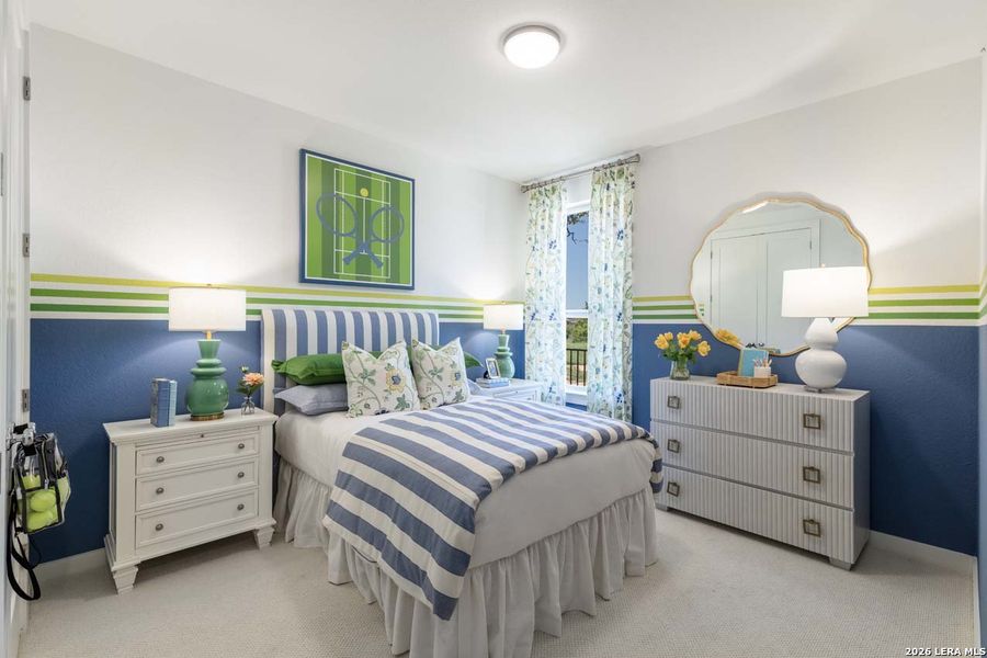 Furnished interior view inside a new home in La Cima, San Marcos (Image 10).