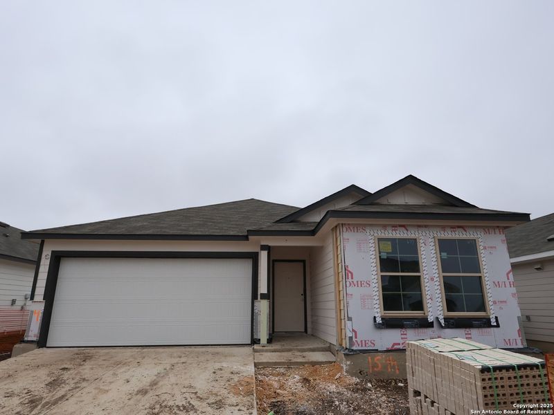 In-progress construction of a new home in Meadows at Clear Springs, New Braunfels, TX (Image 26). In-progress construction of a new home in Meadows at Clear Springs, New Braunfels, TX (Image 26).