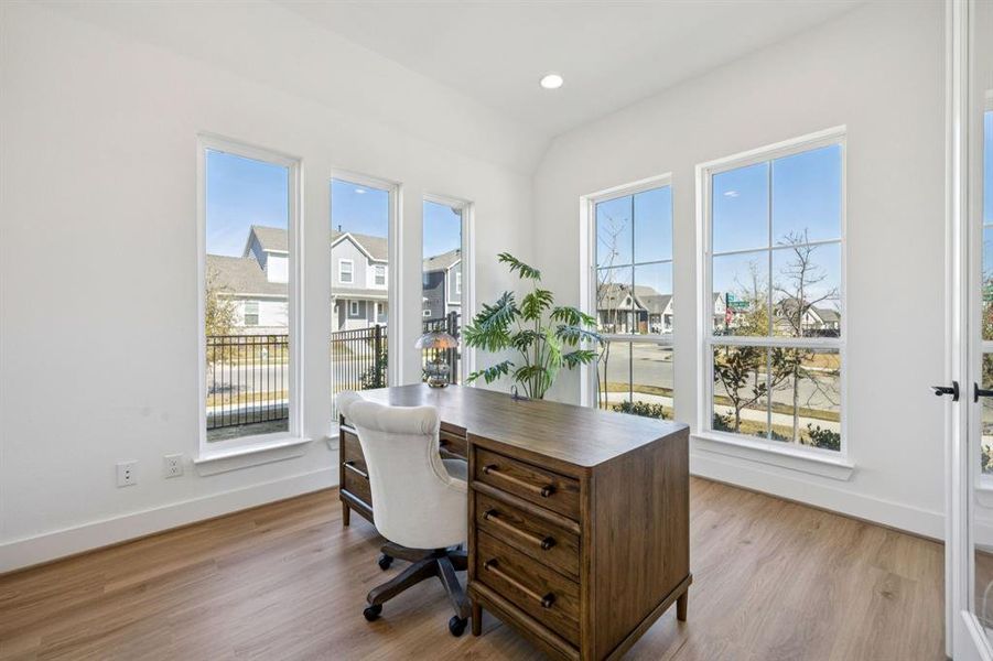 Corner lot provides extra windows!