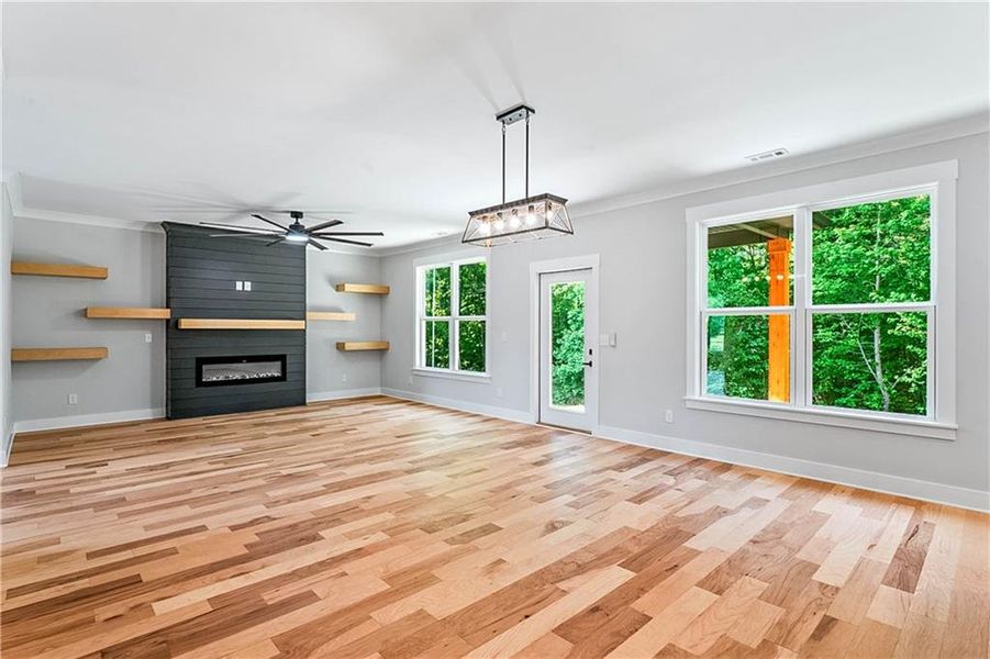 Spacious, unfurnished interior of a new home in , Hampton (Image 17).
