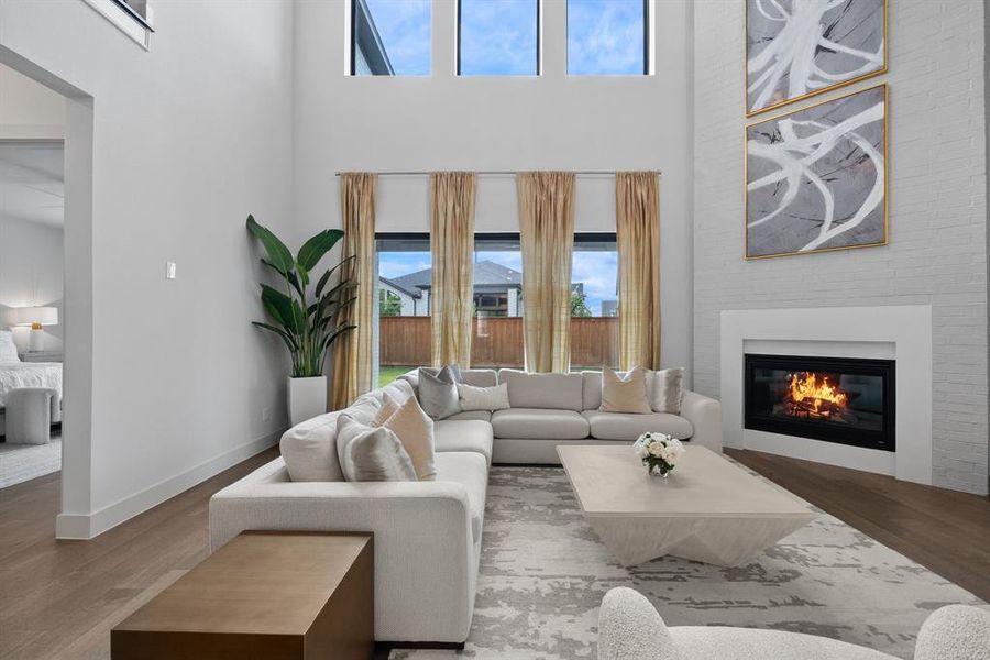 Furnished interior view inside a new home in , Frisco (Image 28). Furnished interior view inside a new home in , Frisco (Image 28).
