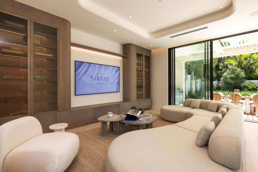 Furnished interior view inside a new home in , Delray Beach (Image 36).