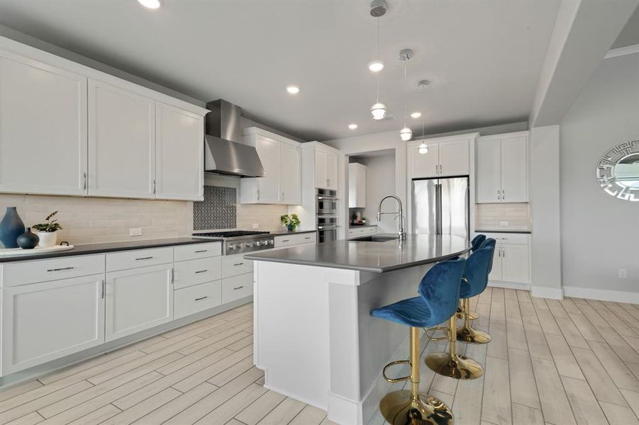 Furnished interior view inside a new home in , Denton (Image 22).