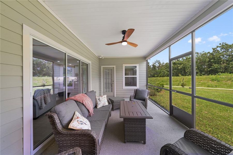 Exterior details and patio area of a home in Trailhead Landing, Alachua (Image 23).