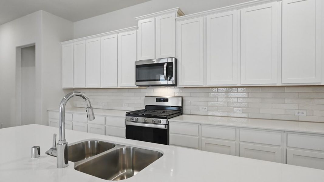 Furnished interior view inside a new home in Lakewood Trails, Forney (Image 5).