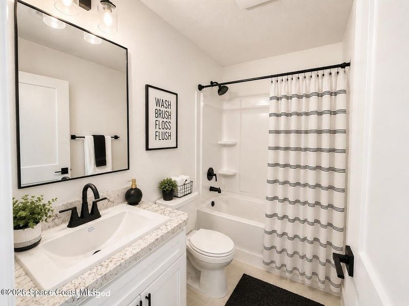 Furnished interior view inside a new home in St. John's Preserve, Palm Bay (Image 10).