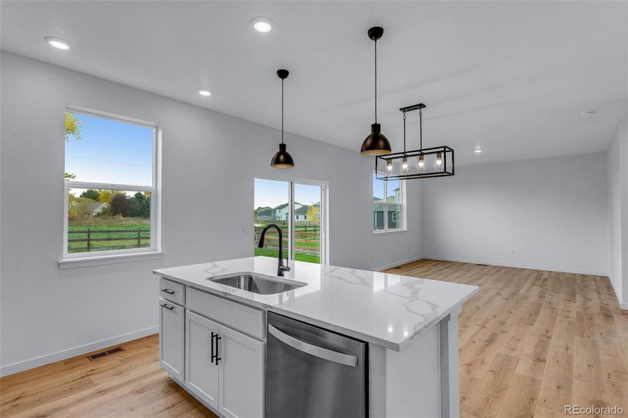 Furnished interior view inside a new home in Hansen Farm, Fort Collins (Image 9).