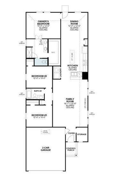 2D floor plan layout of this home in Elevon, Lavon, TX (Image 2). 2D floor plan layout of this home in Elevon, Lavon, TX (Image 2).