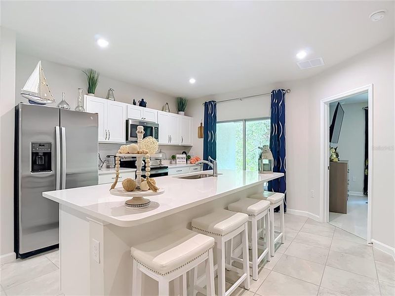 Furnished interior view inside a new home in , New Port Richey (Image 14).