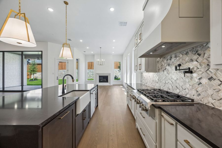 Furnished interior view inside a new home in StarView, Prosper (Image 8).