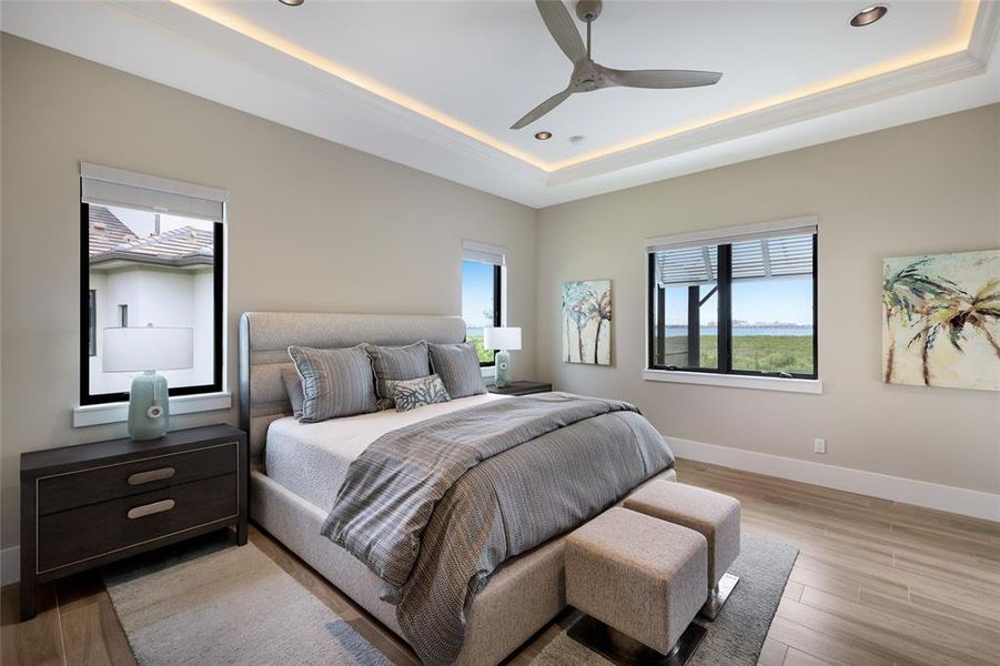 Furnished interior view inside a new home in , Palmetto (Image 16).