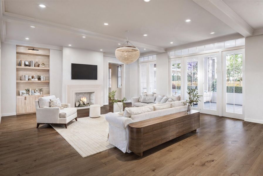 Furnished interior view inside a new home in , Mount Pleasant (Image 8).