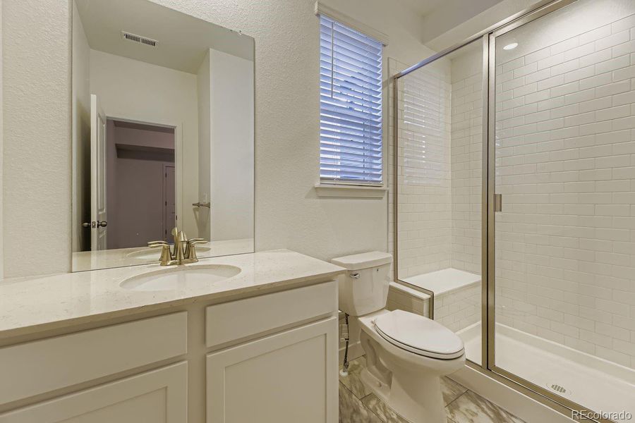 Furnished interior view inside a new home in Vermilion Creek: The Skyline Collection, Centennial (Image 2).