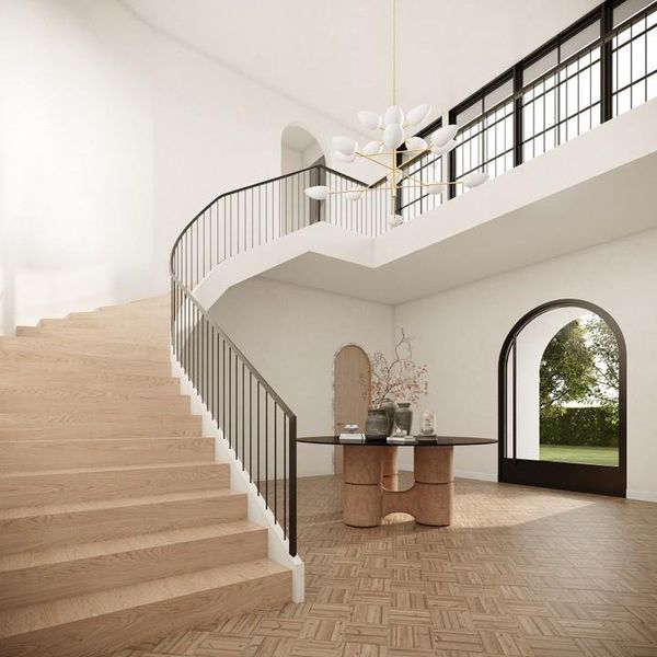 Furnished interior view inside a new home in , Dallas (Image 5).