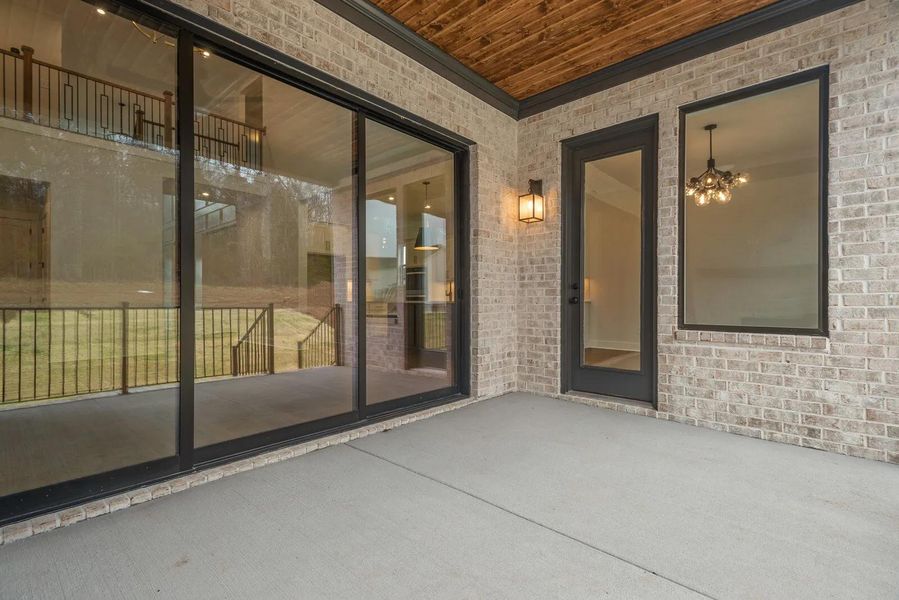 The Arydale B Outdoor Living Area